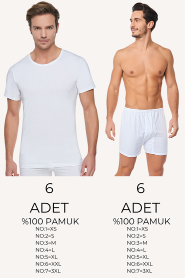 Tutku Erkek Fanila Paçalı Don Takım