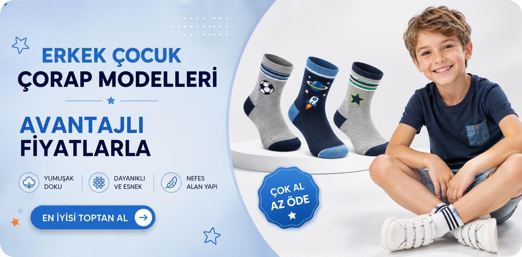 Erkek Çocuk Çorap