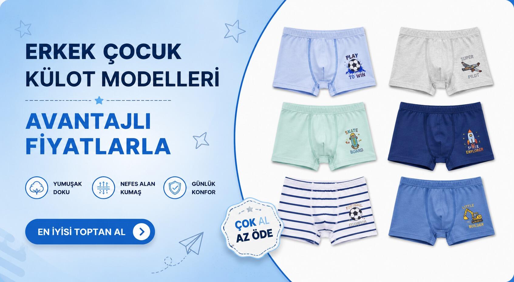 Erkek Çocuk Külot
