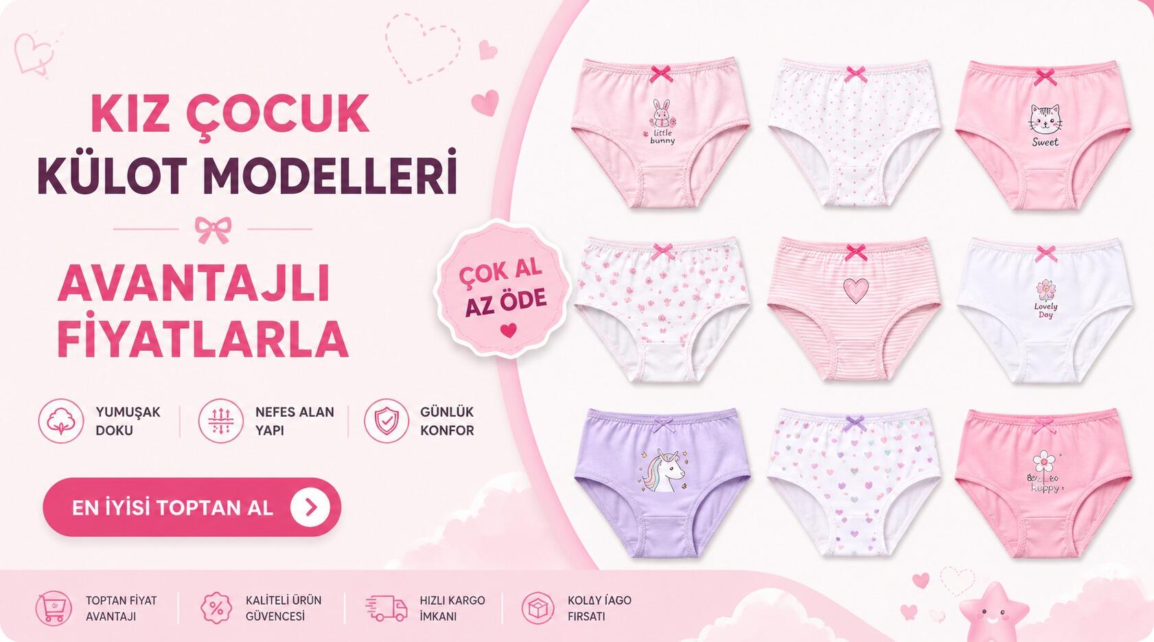 Kız Çocuk Külot