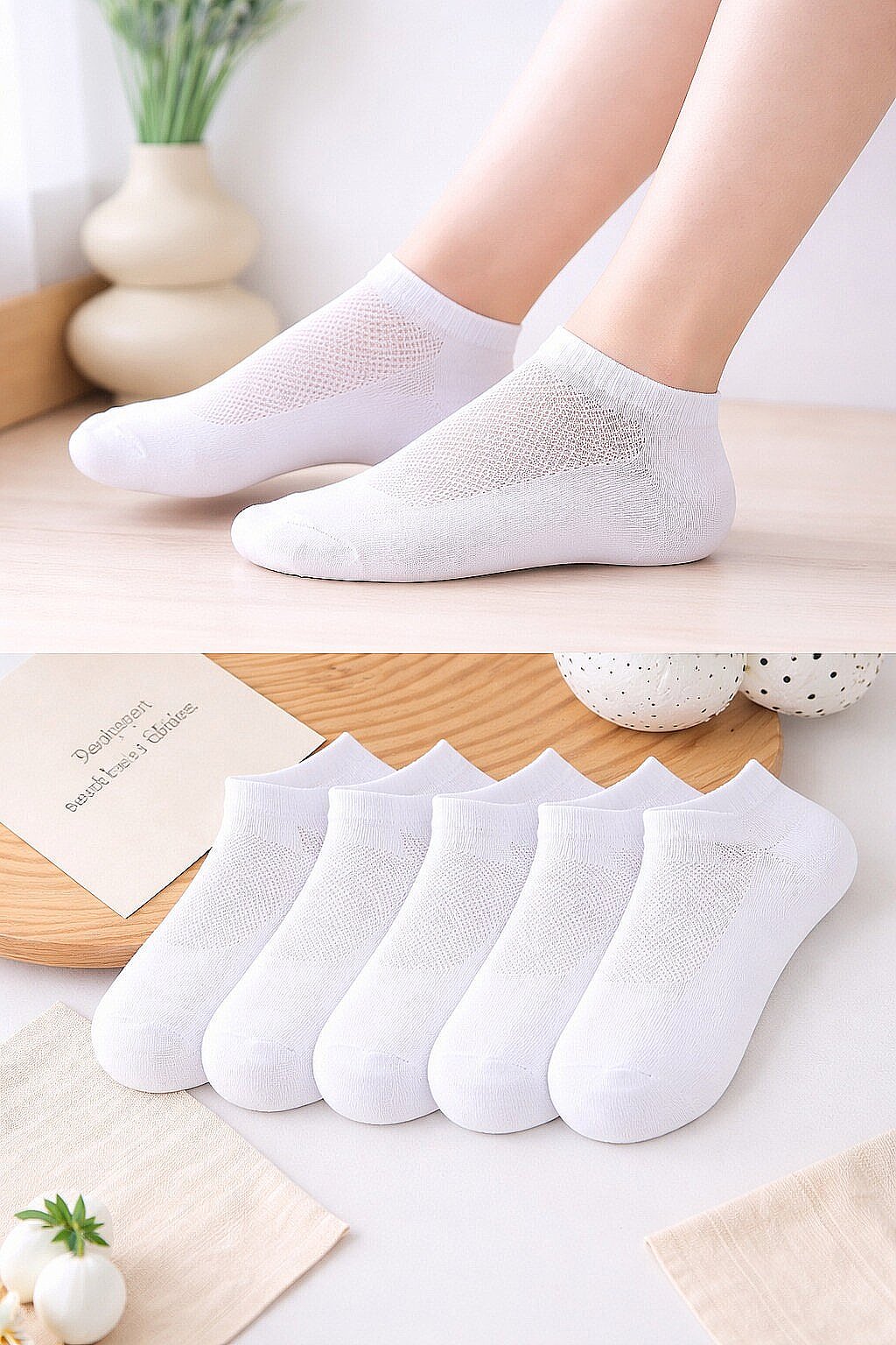 Active Çocuk Patik 12li Beyaz - 1