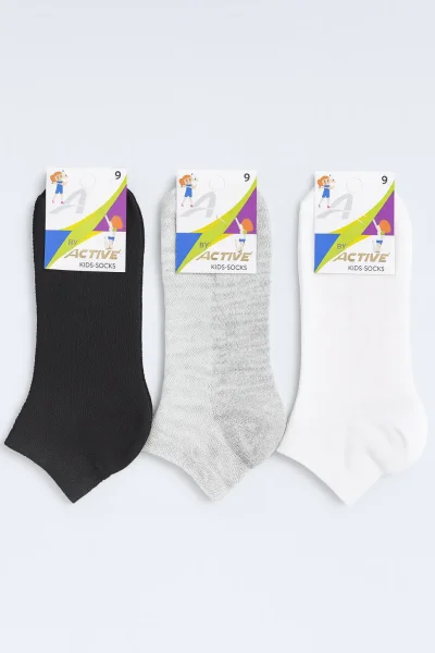 Active Çocuk Patik 12li Karışık Karışık