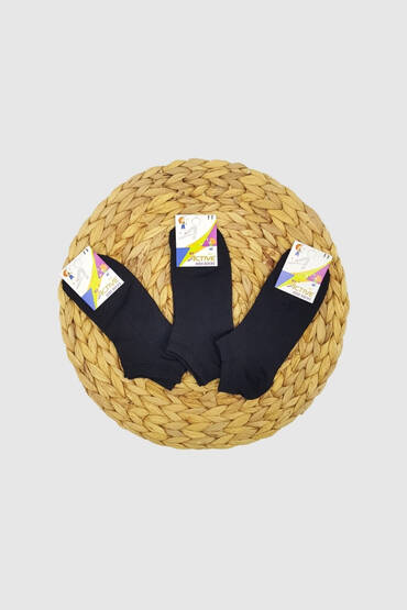 Active Çocuk Patik 12'li Paket Siyah - ACTİVE