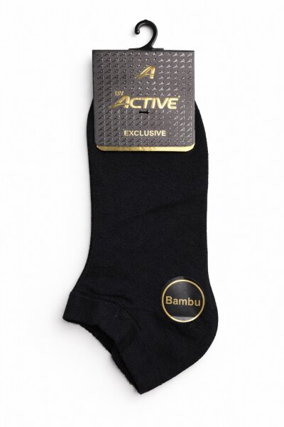 Active Erkek Bambu Patik 12'li Siyah - ACTİVE