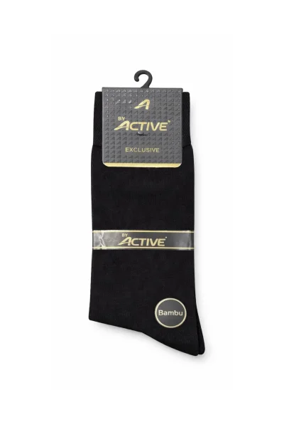 Active Erkek Bambu Yazlık Çorap 12li Siyah Siyah