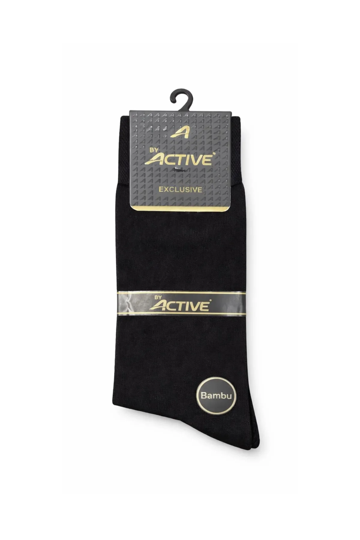 Active Erkek Bambu Yazlık Çorap 12li Siyah - 1