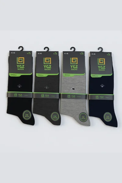 YGZ Erkek Bambu Çorap 12'li Paket - ADG SOCKS