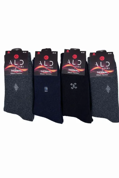 Ald Erkek Termal Havlu Çorap 12'li - ALD (1)