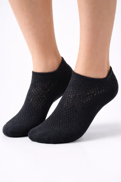 Alya Kadın Dantelli Sneaker 12'li Siyah 