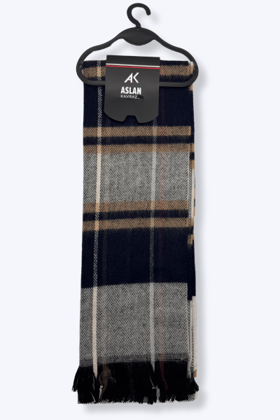 Aslan Erkek Yün Atkı Karışık - ASLAN KAVRAZLI