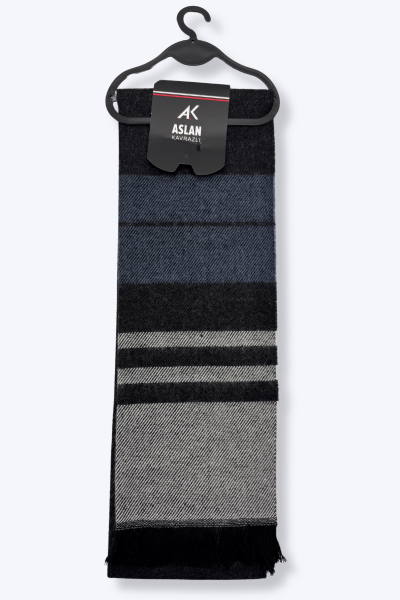 Aslan Erkek Yün Atkı Karışık - 8