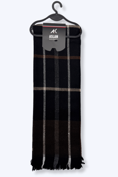 Aslan Erkek Yün Atkı Karışık - 10