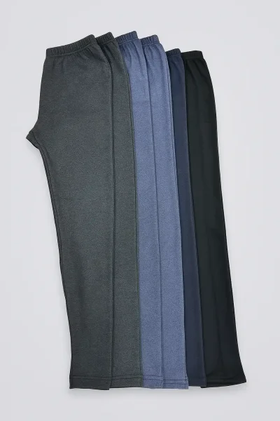 Atilla Çelik Örme Şardonlu Tayt 6'lı Paket Siyah - ATİLLA (1)