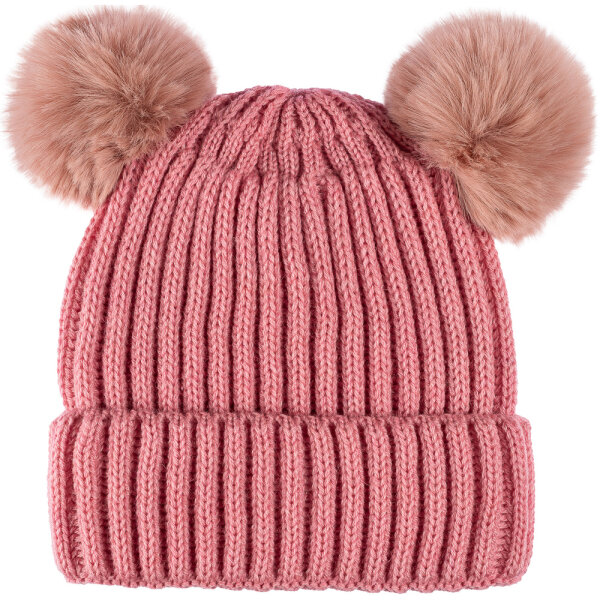 Bayan SYT Çift Ponponlu Bere 6'lı Pudra - SUYUTTİ