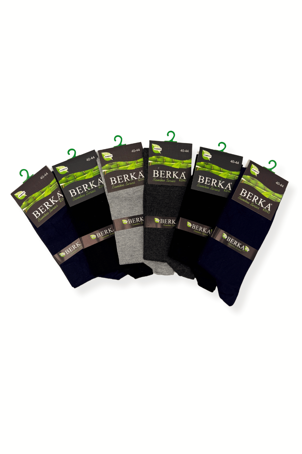 Berka Erkek Bambu Çorap 12'li Paket - 2