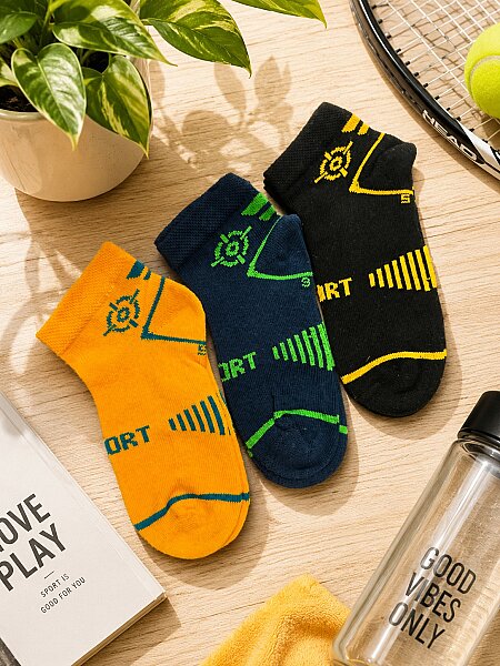 Berka Erkek Çocuk 3 lü Patik 12'li Paket Asorti - 7