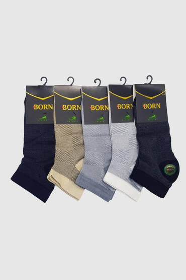 Born Erkek Bambu Patik 12'li Paket Asorti - 8