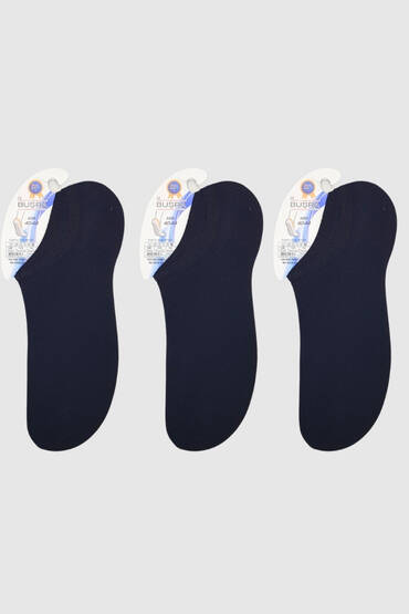 Büşra Erkek Sneaker Spor Çorap 12′li Paket Asorti Siyah - 1