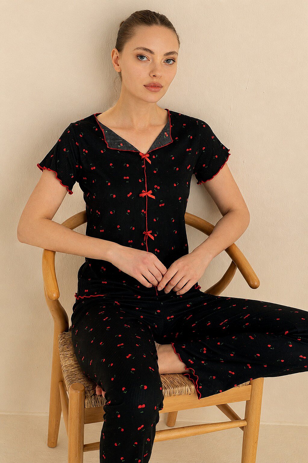 Çağrı Kayıkyaka Pijama Takımı 4'lü - 3