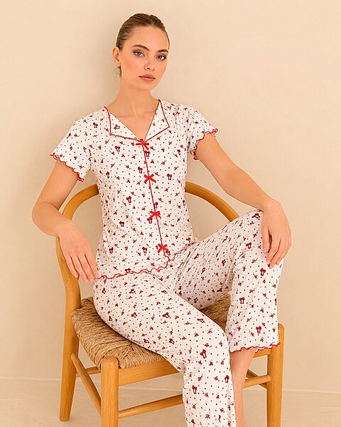 Çağrı Kayıkyaka Pijama Takımı 4'lü