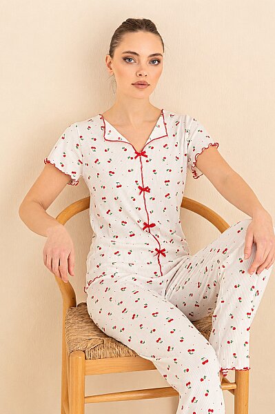 Çağrı Kayıkyaka Pijama Takımı 4'lü - 5