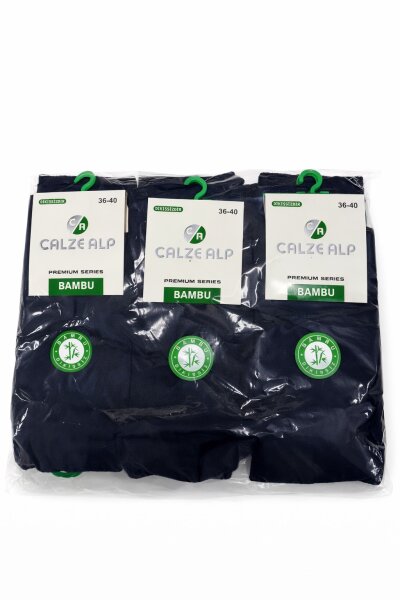 Calze Alp Kadın Çorap 12li Siyah - CALZE ALP (1)