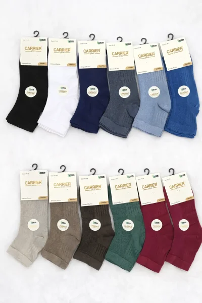 Carrier Erkek Bambu Patik 12'li Lacivert - CARRİER ÇORAP (1)