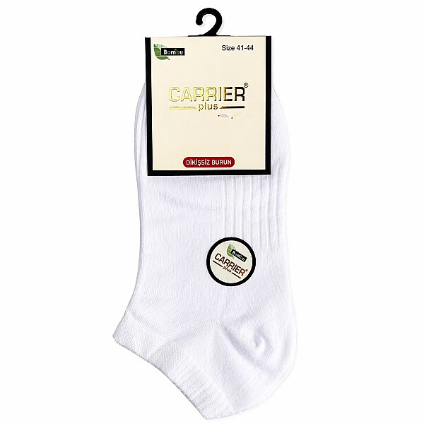 Carrier Erkek Kısa Patik 12li Beyaz