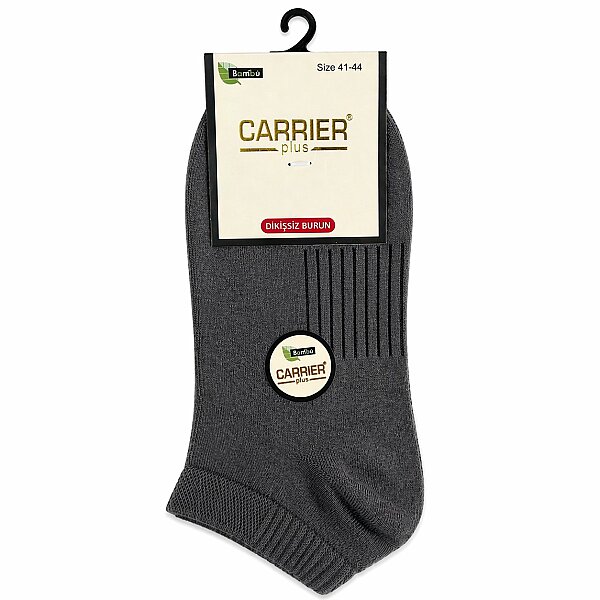 Carrier Erkek Kısa Patik 12li Füme