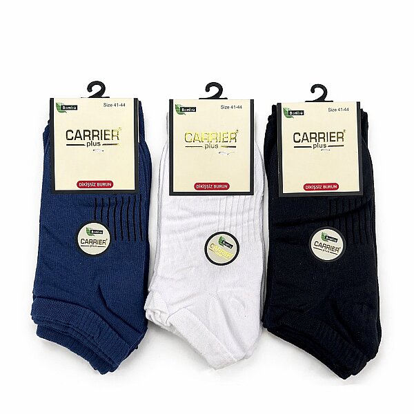 Carrier Erkek Kısa Patik 12li Karışık (1)