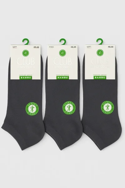 Club Erkek Bambu Patik 12'li Füme Füme