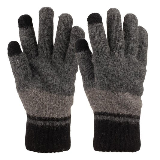 Erkek Dokunmatik Çift Kat Eldiven 6'lı Antrasit - SUYUTTİ
