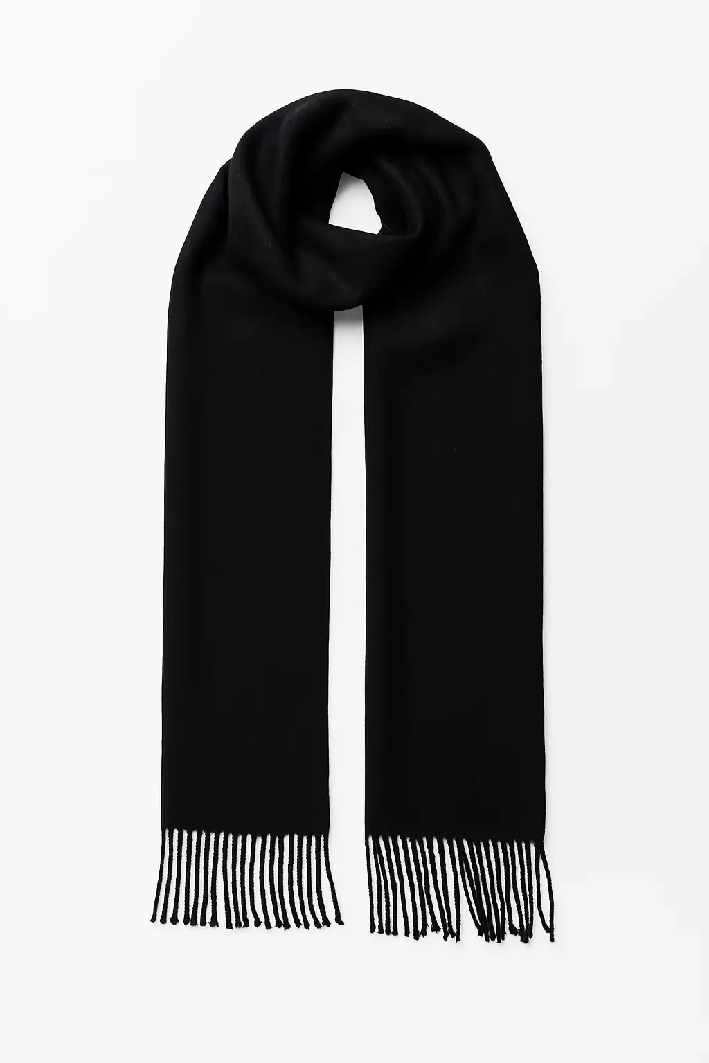 K710-001 Erkek Suyutti Duz Dokuma Kaskol 6'lı Siyah - 1