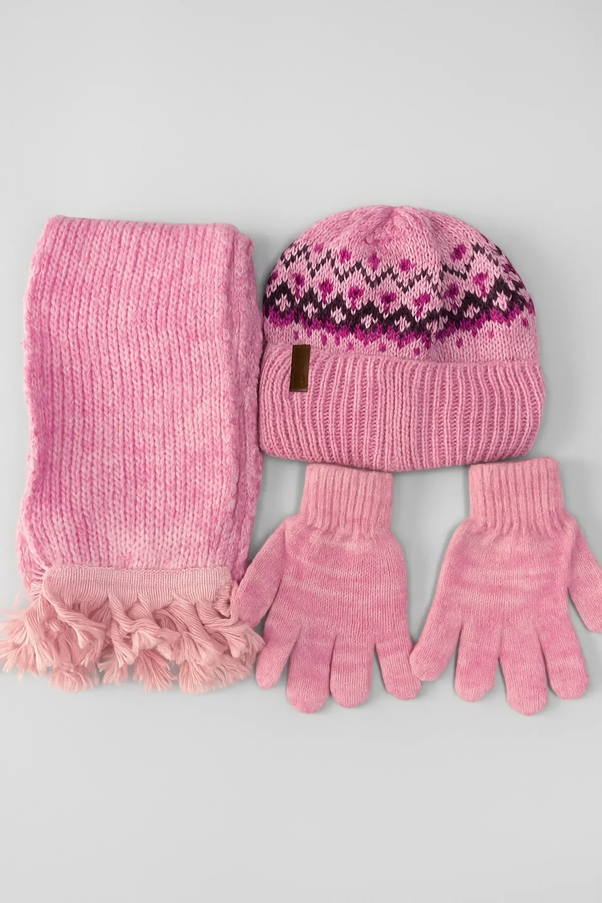 Garson Atkı Bere Eldiven Seti - 1