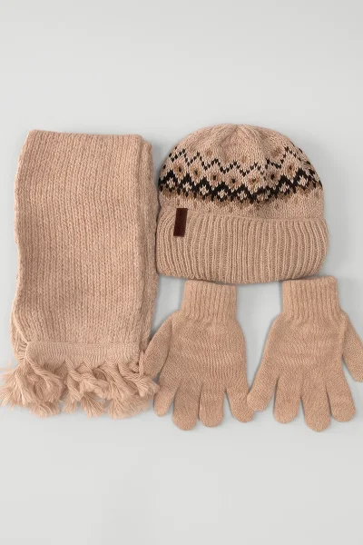 Garson Atkı Bere Eldiven Seti - SELÇUK ŞAPKA (1)