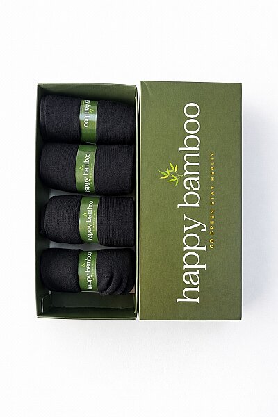 Happy Bambu Diyabetik Çorap 4'lü - 3