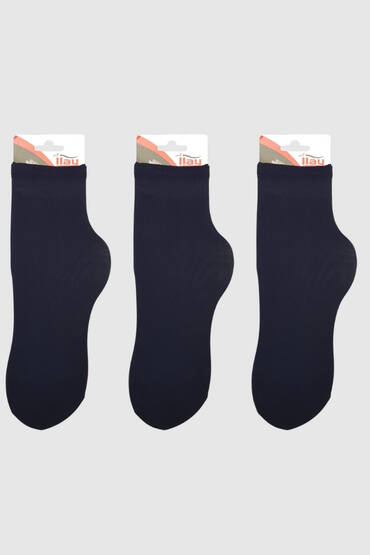 İlay Kadın Tül Soket Çorap 12'li Paket Bronz - 2