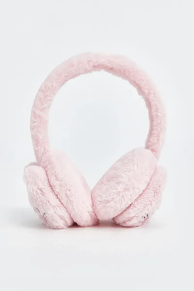 İşnar Çocuk Pelüş Kulaklık 12'li Paket Açık Renk - İŞNAR MODA (1)