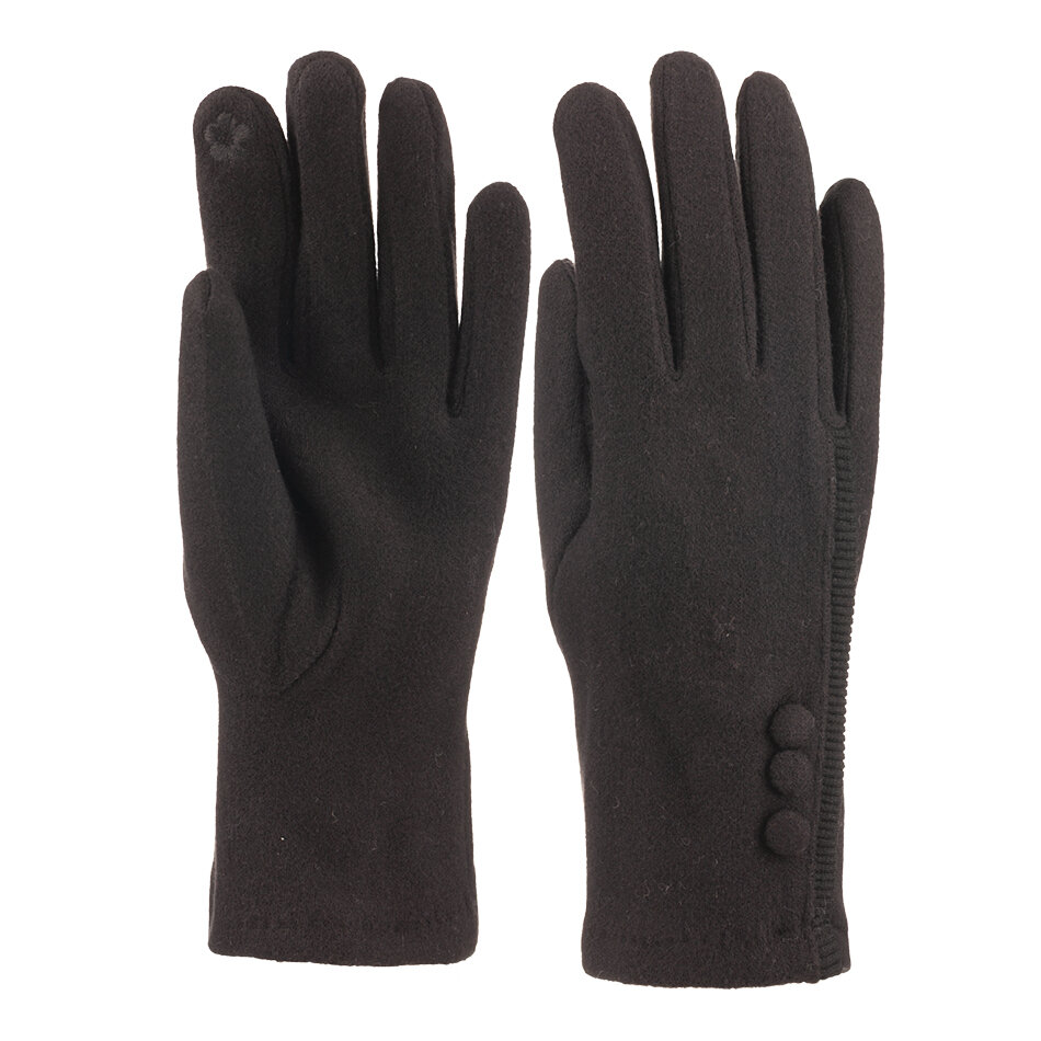 İthal Bayan Süet Bileği Kürklü Eldiven 6'lı - 2