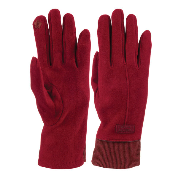 İthal Bayan Süet Bileği Kürklü Eldiven 6'lı - 3