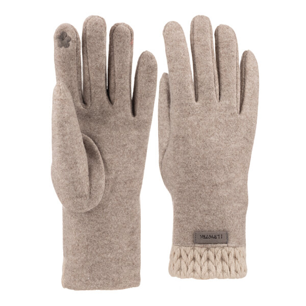 İthal Bayan Süet Bileği Kürklü Eldiven 6'lı - 5