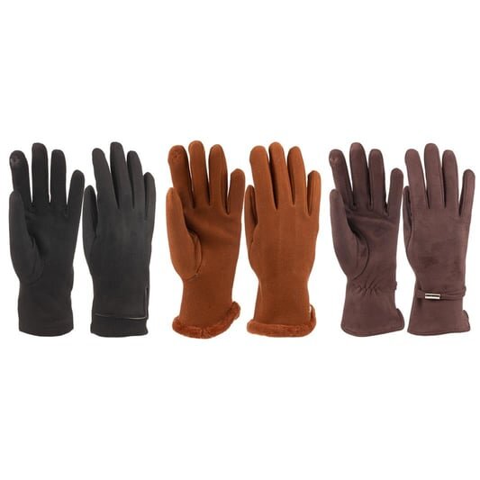 İthal Bayan Süet Eldiven 6'lı - 1