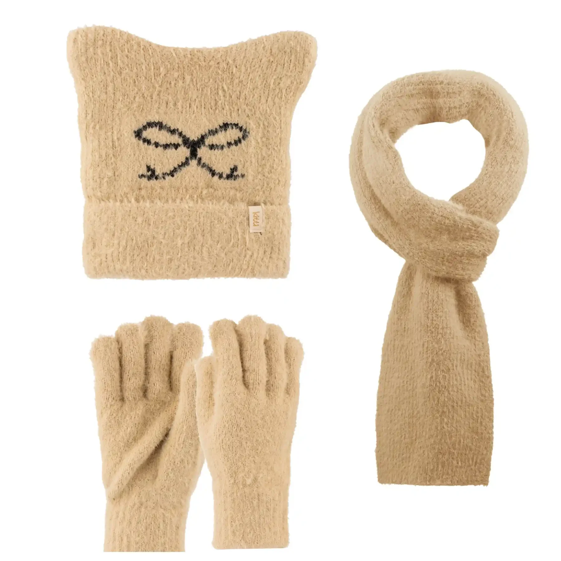 K25180-03 Kitti 9-15 Yaş Garson 3lü Takım Kız - 3