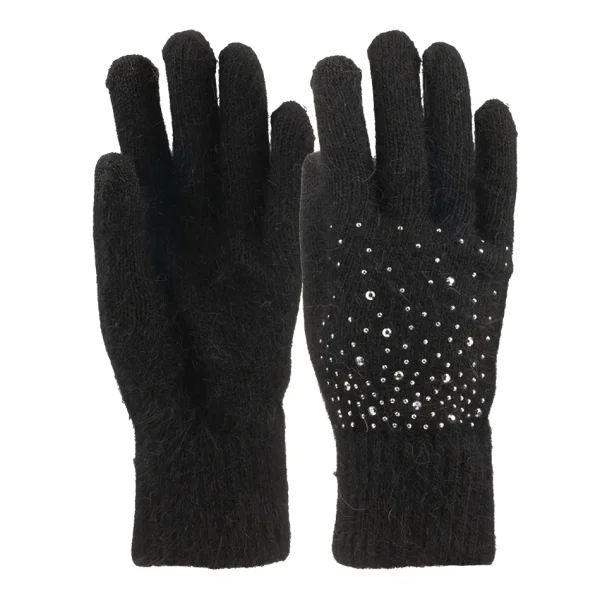 K25975-02 Kadın Dokunmatikli Örme Eldiven 6'lı - SUYUTTİ (1)