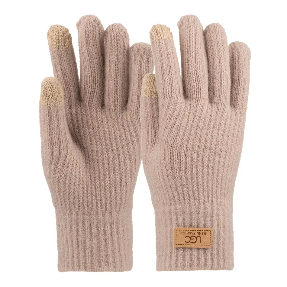 K25975-03 Kadın Dokunmatikli Örme Eldiven 6'lı - 1