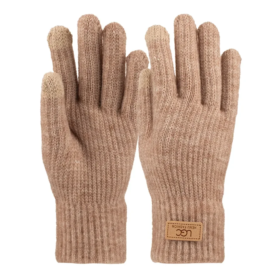 K25975-03 Kadın Dokunmatikli Örme Eldiven 6'lı - 4