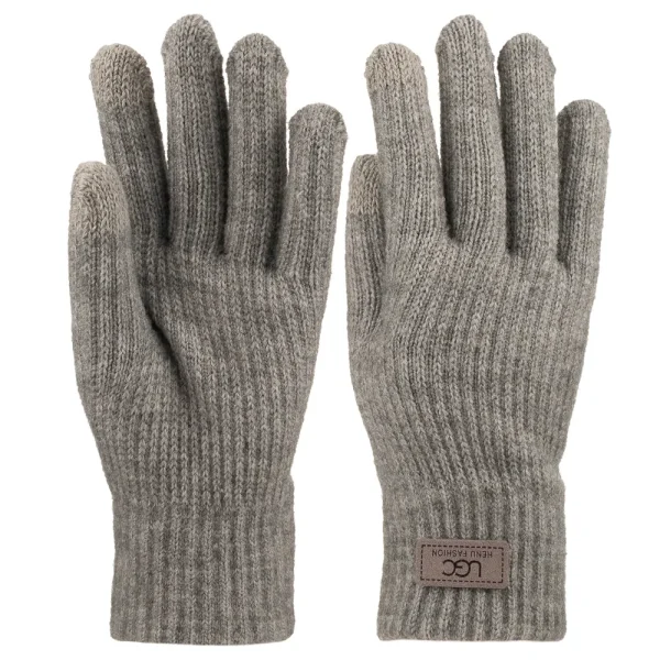 K25975-03 Kadın Dokunmatikli Örme Eldiven 6'lı - 5