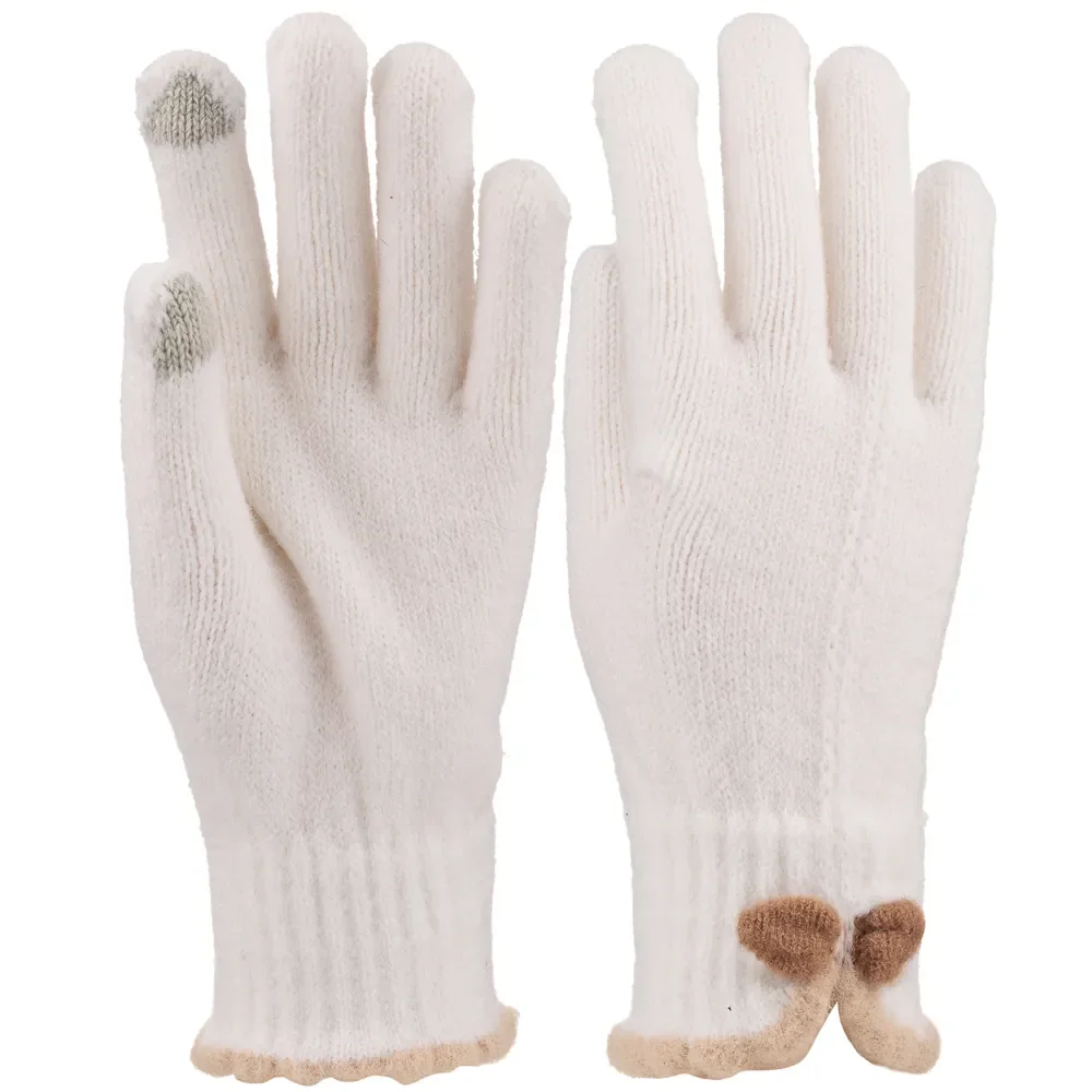 K25975-04 Kadın Dokunmatikli Örme Eldiven 6'lı - 1