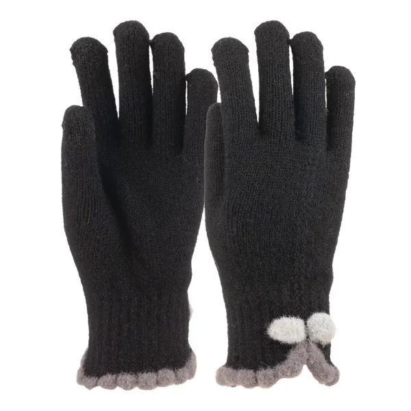 K25975-04 Kadın Dokunmatikli Örme Eldiven 6'lı - SUYUTTİ (1)