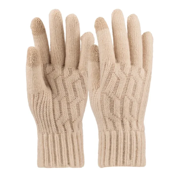 K25975-06 Kadın Dokunmatikli Örme Eldiven 6'lı - 1